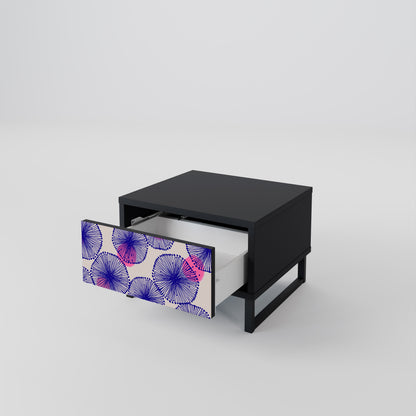 MAGIC NATURE Comodino in Finitura Nera