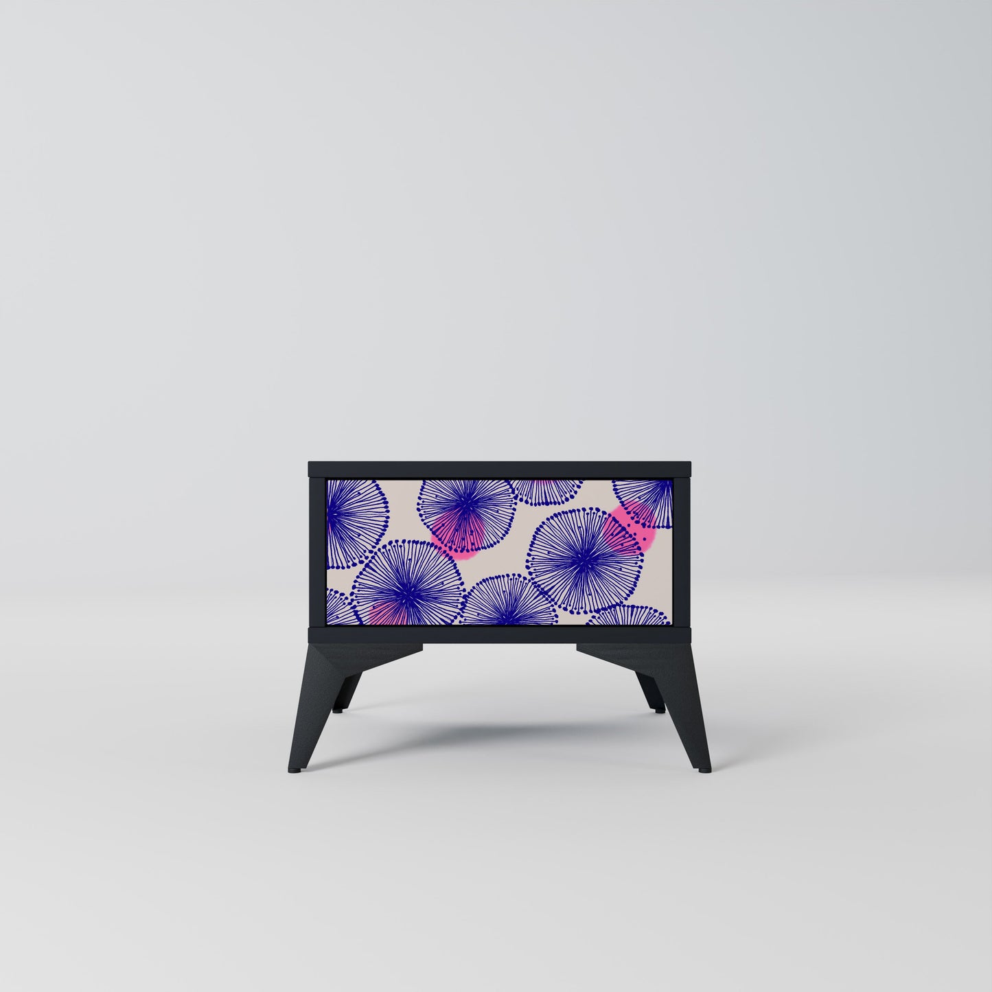 MAGIC NATURE Comodino in Finitura Nera