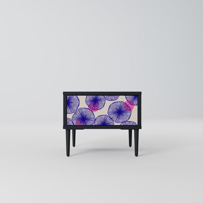 MAGIC NATURE Comodino in Finitura Nera