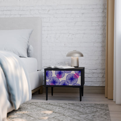 MAGIC NATURE Comodino in Finitura Nera