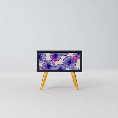 MAGIC NATURE Comodino in Finitura Nera