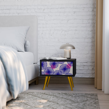 MAGIC NATURE Comodino in Finitura Nera