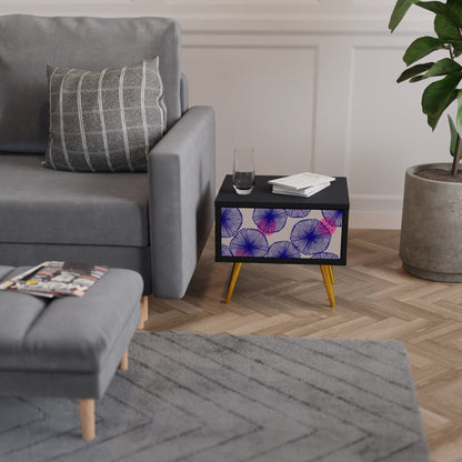 MAGIC NATURE Comodino in Finitura Nera