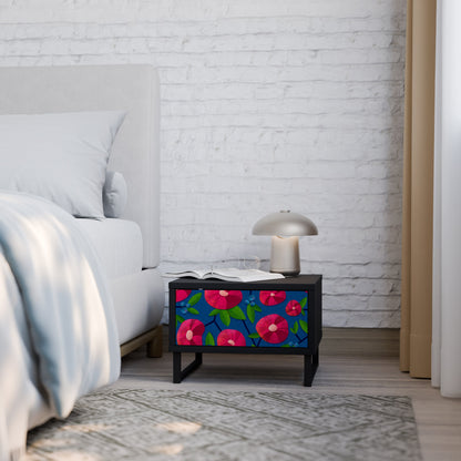 SPRING THOUGHTS Nightstand in Black Finish