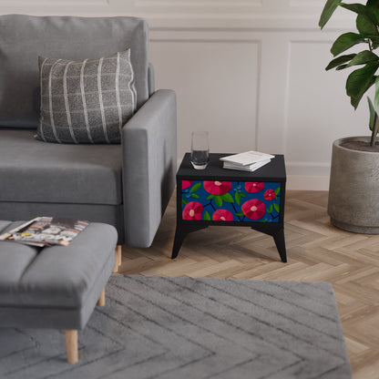 SPRING THOUGHTS Nightstand in Black Finish