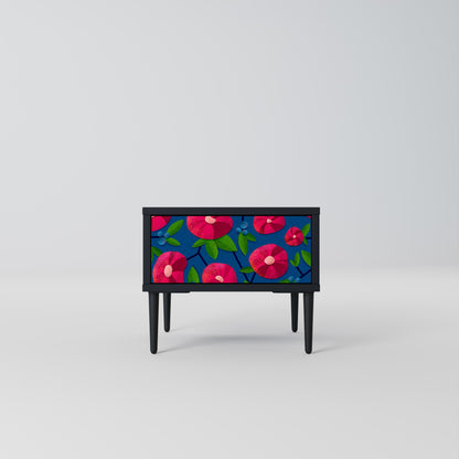 SPRING THOUGHTS Nightstand in Black Finish