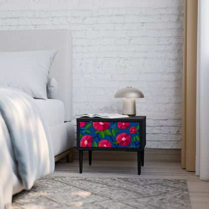 SPRING THOUGHTS Nightstand in Black Finish