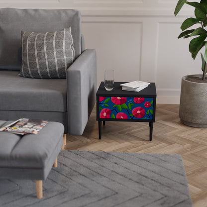 SPRING THOUGHTS Nightstand in Black Finish