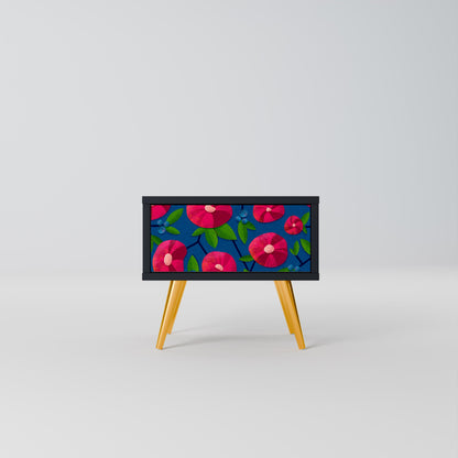 SPRING THOUGHTS Nightstand in Black Finish