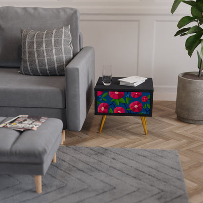 SPRING THOUGHTS Nightstand in Black Finish