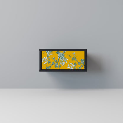 YELLOW CHINOISERIE Comodino in Finitura Nera