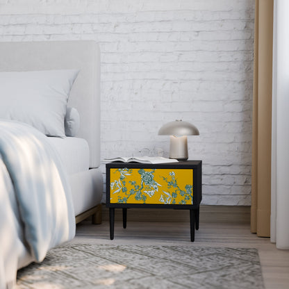 YELLOW CHINOISERIE Comodino in Finitura Nera