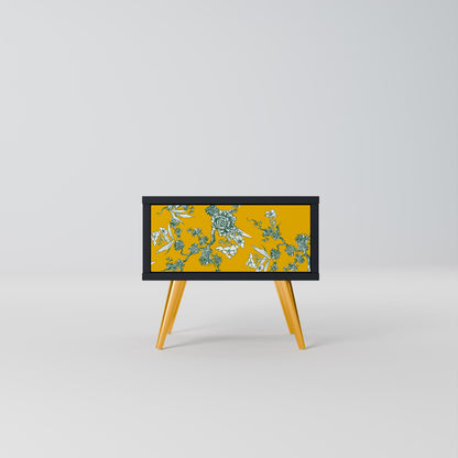 YELLOW CHINOISERIE Comodino in Finitura Nera