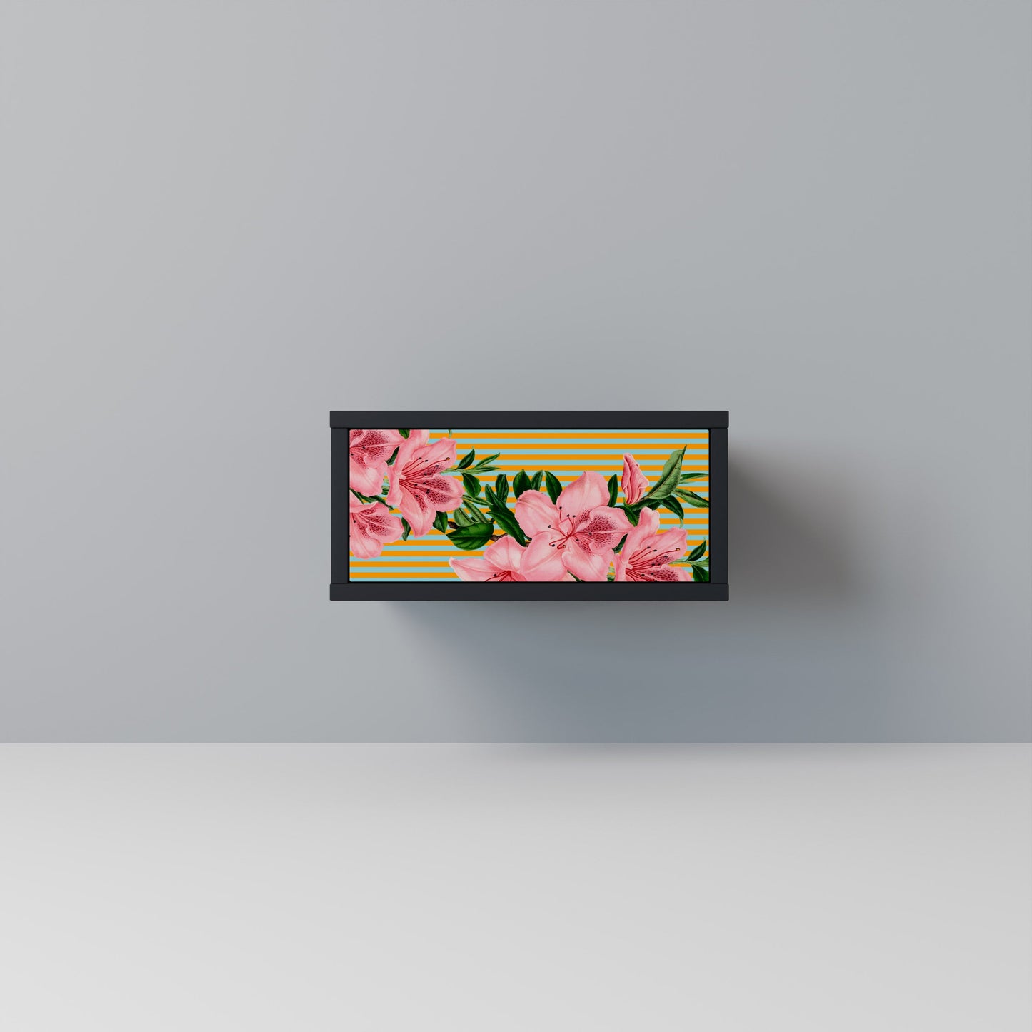 FRAGILE BEAUTY Comodino in Finitura Nera