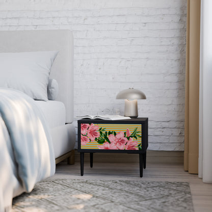 FRAGILE BEAUTY Comodino in Finitura Nera