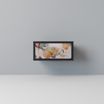 SOFTEN POPPY Comodino in Finitura Nera