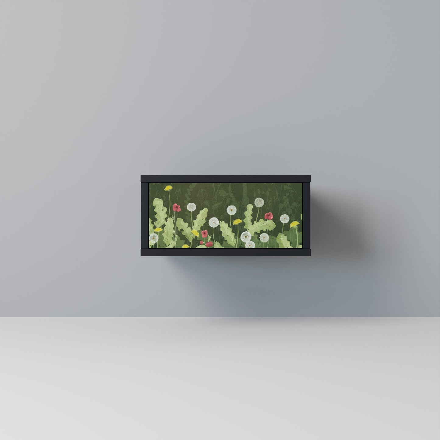 DANDELION AMUSE Comodino in Finitura Nera