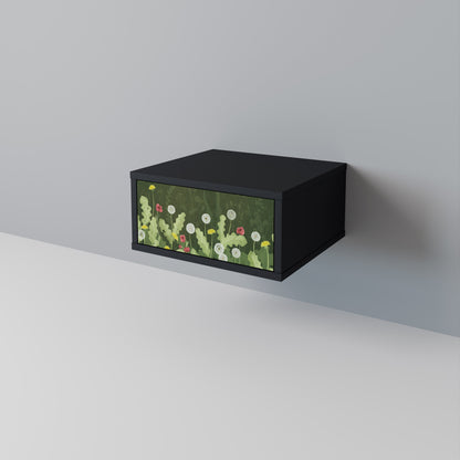 DANDELION AMUSE Comodino in Finitura Nera