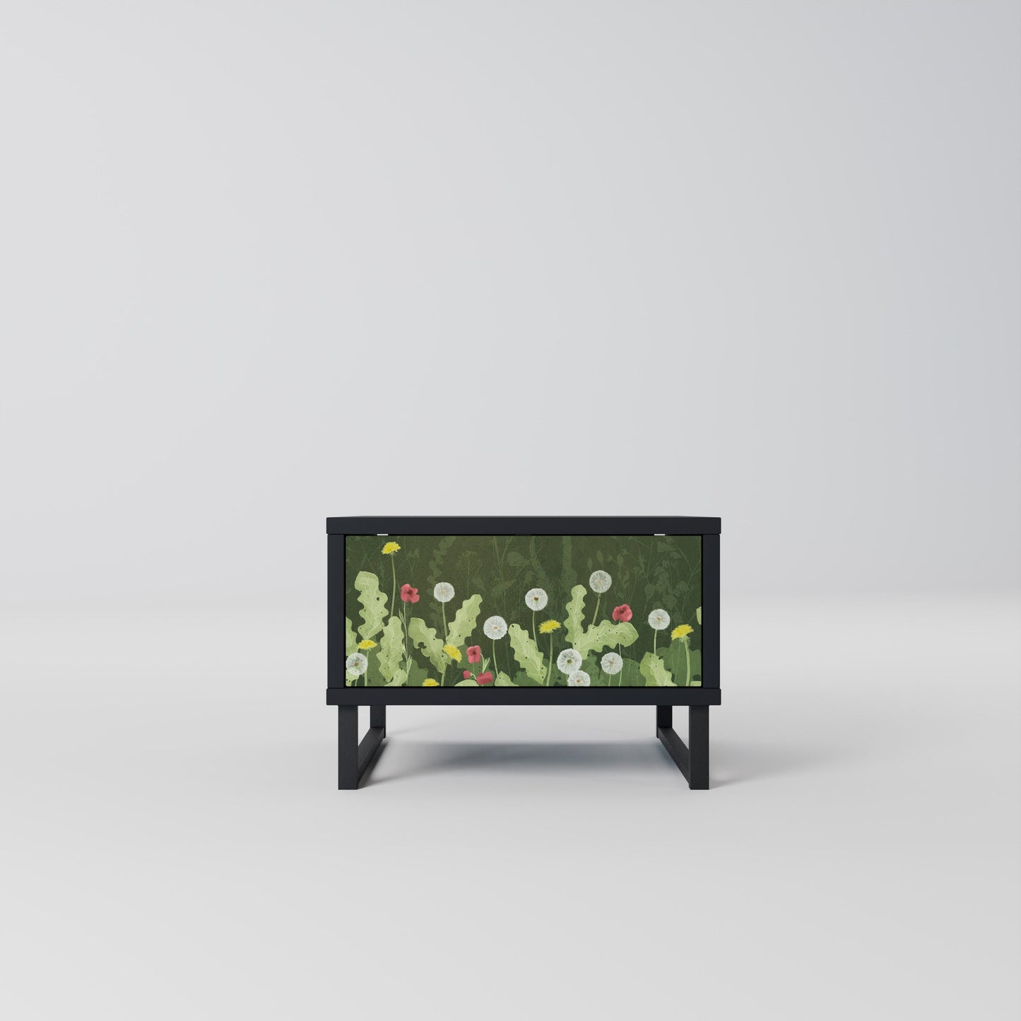 DANDELION AMUSE Comodino in Finitura Nera