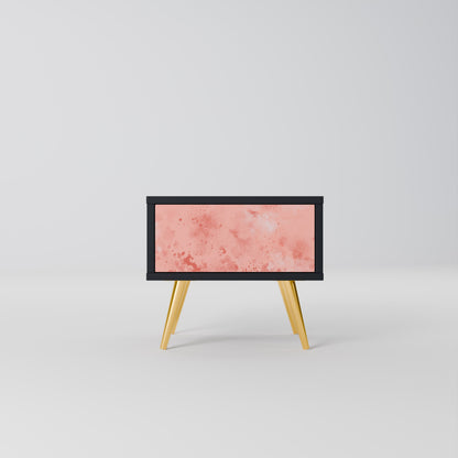 CRANE DANCE Comodino in Finitura Nera