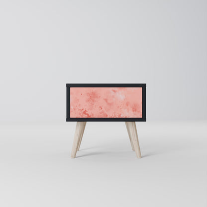 CRANE DANCE Comodino in Finitura Nera