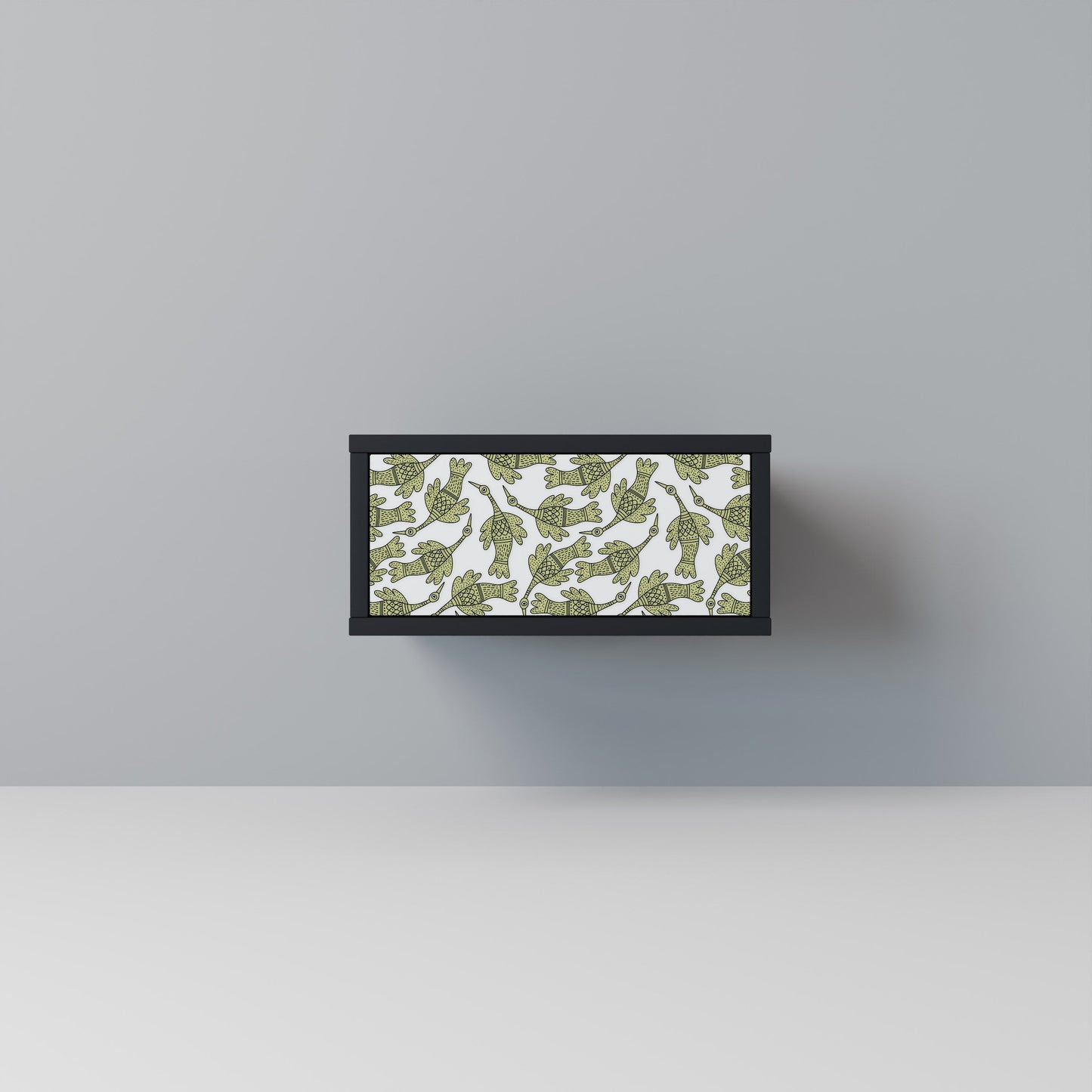 SEEDLING SONGBIRD Nightstand in Black Finish