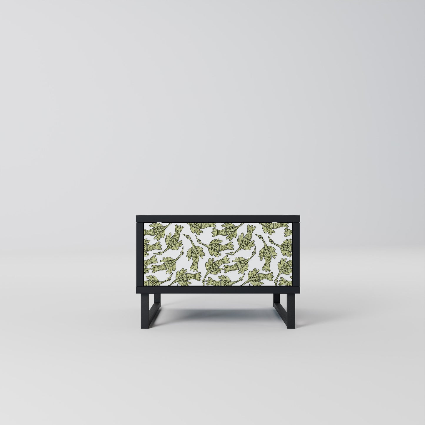 SEEDLING SONGBIRD Nightstand in Black Finish