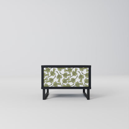 SEEDLING SONGBIRD Nightstand in Black Finish