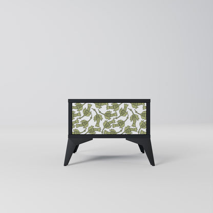 SEEDLING SONGBIRD Nightstand in Black Finish