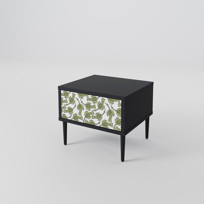 SEEDLING SONGBIRD Nightstand in Black Finish
