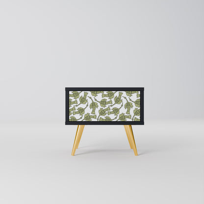 SEEDLING SONGBIRD Nightstand in Black Finish