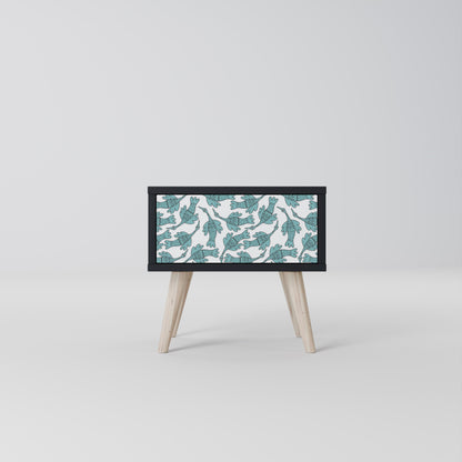 WATERSPOUT SONGIBIRD Comodino in Finitura Nera