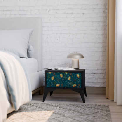 AUTUMN INSECTS Comodino in Finitura Nera