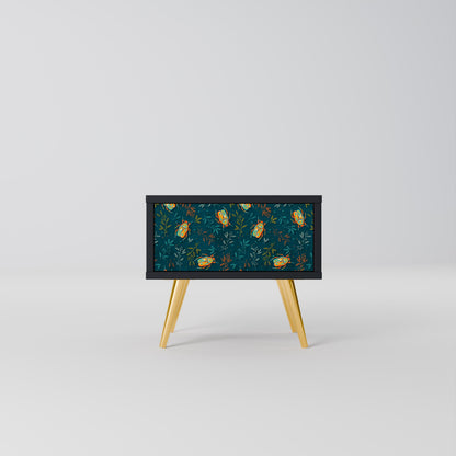 AUTUMN INSECTS Comodino in Finitura Nera