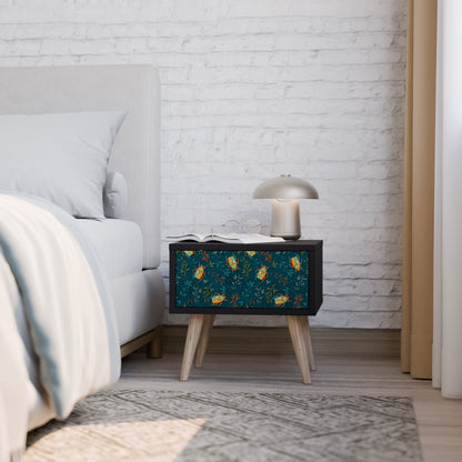 AUTUMN INSECTS Comodino in Finitura Nera