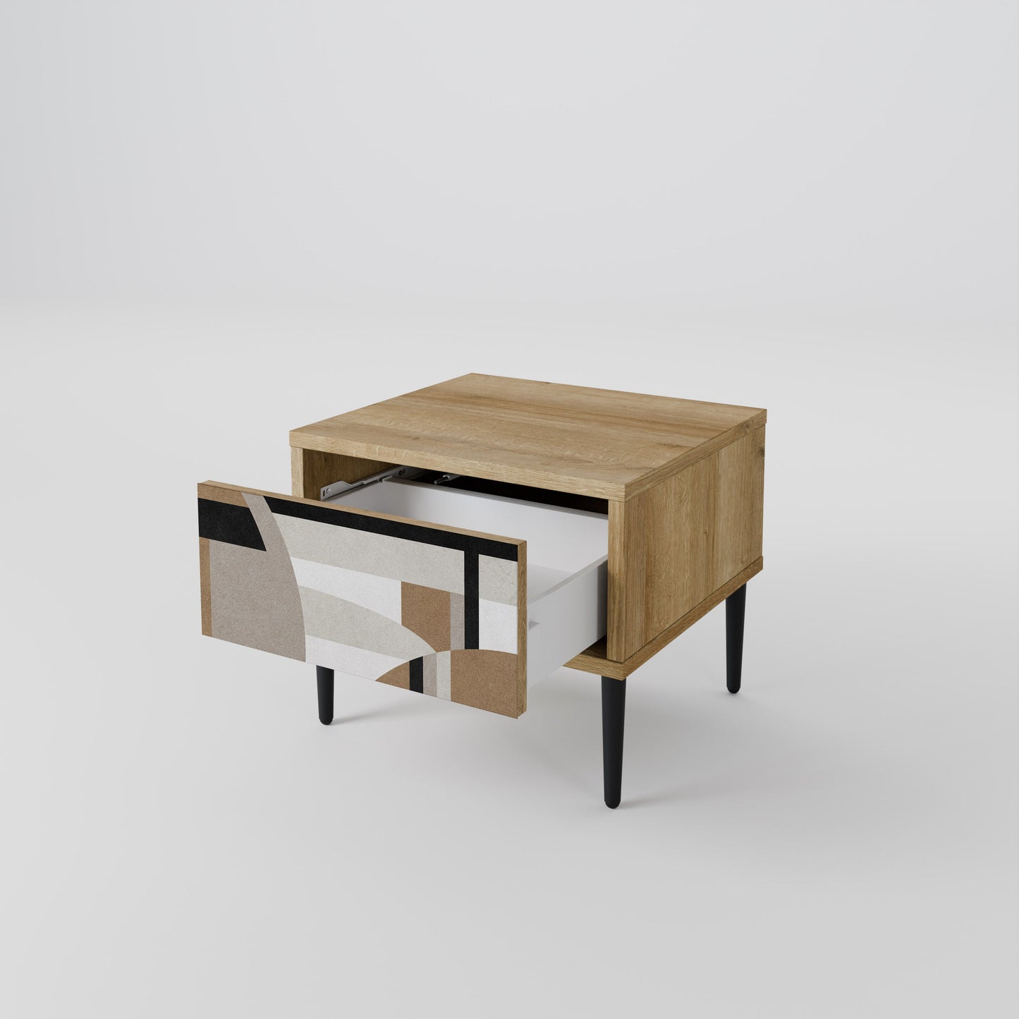 DELICATE MEMENTO Comodino in Effetto Rovere