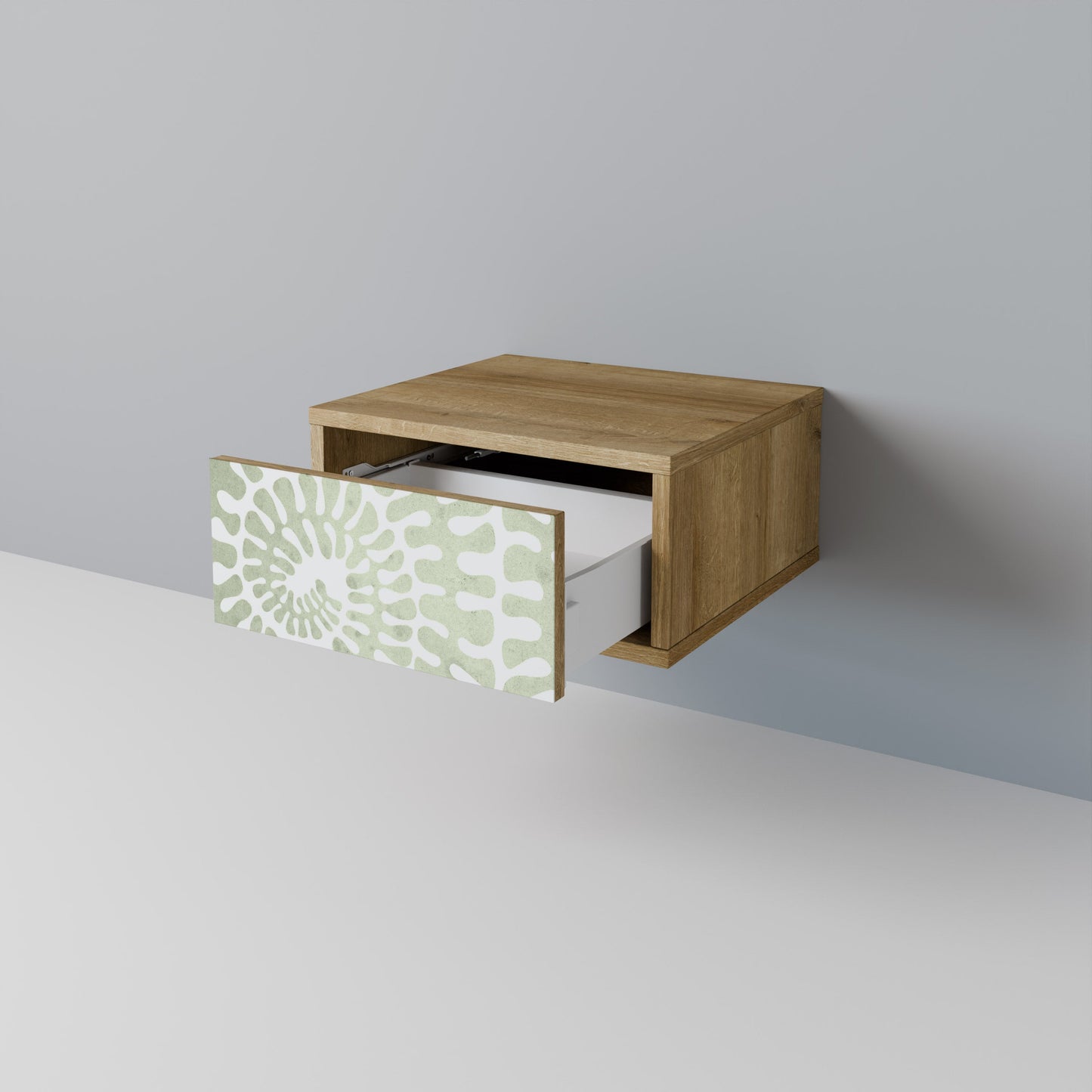 HELIX DANCE Nightstand in Oak Effect