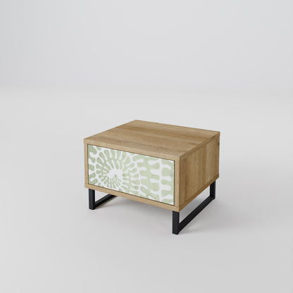 HELIX DANCE Nightstand in Oak Effect