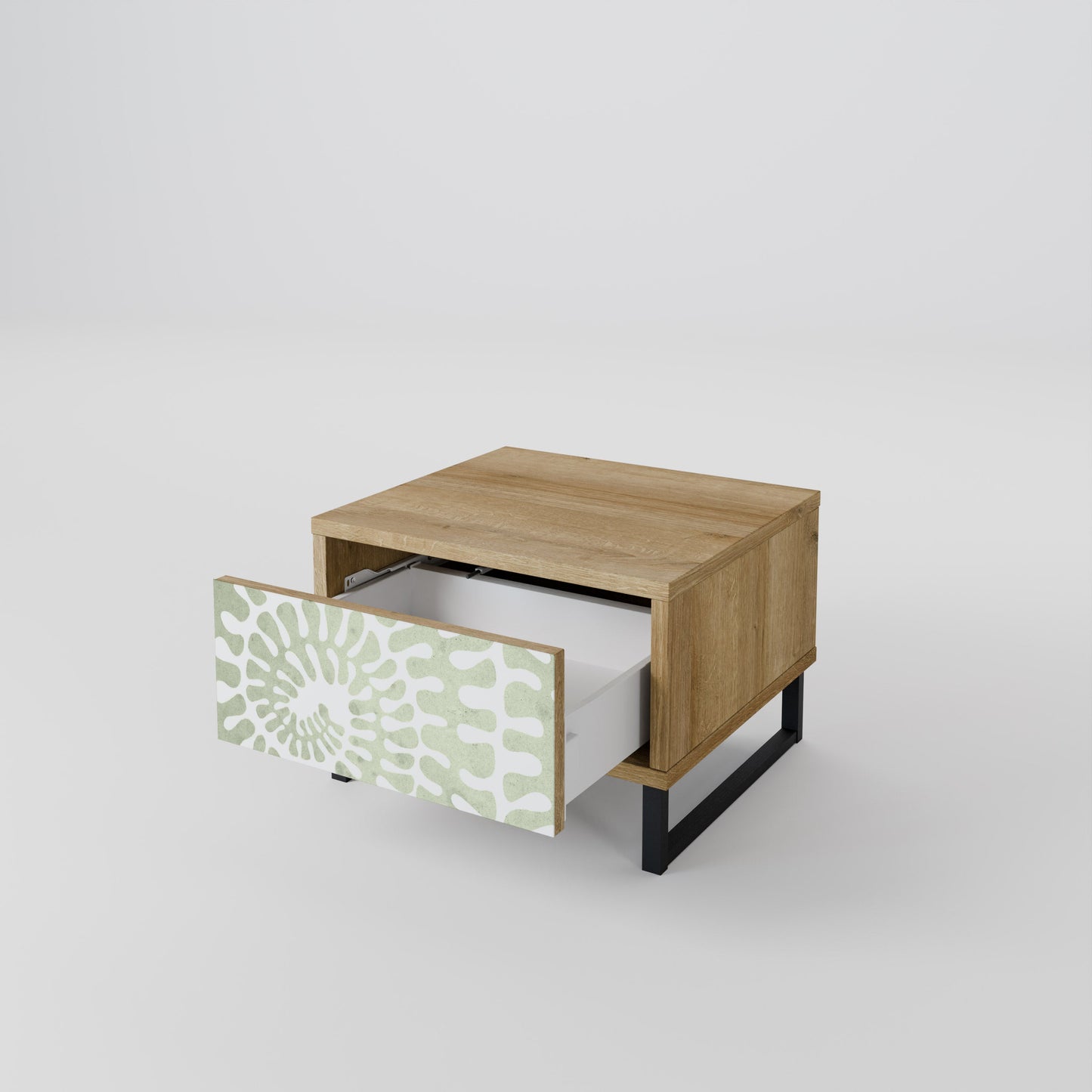 HELIX DANCE Nightstand in Oak Effect
