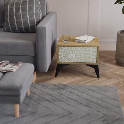 HELIX DANCE Nightstand in Oak Effect