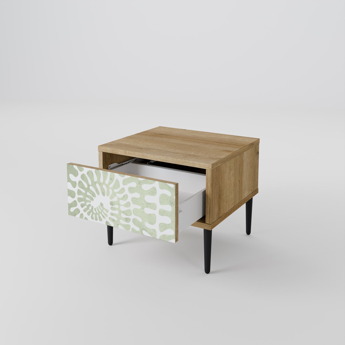 HELIX DANCE Nightstand in Oak Effect