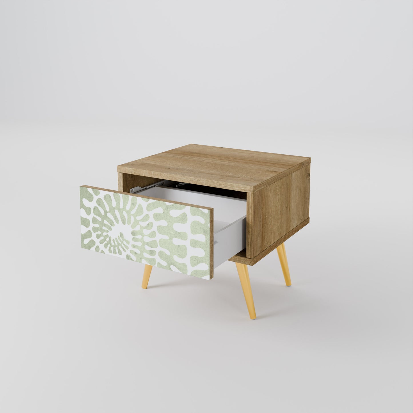 HELIX DANCE Nightstand in Oak Effect