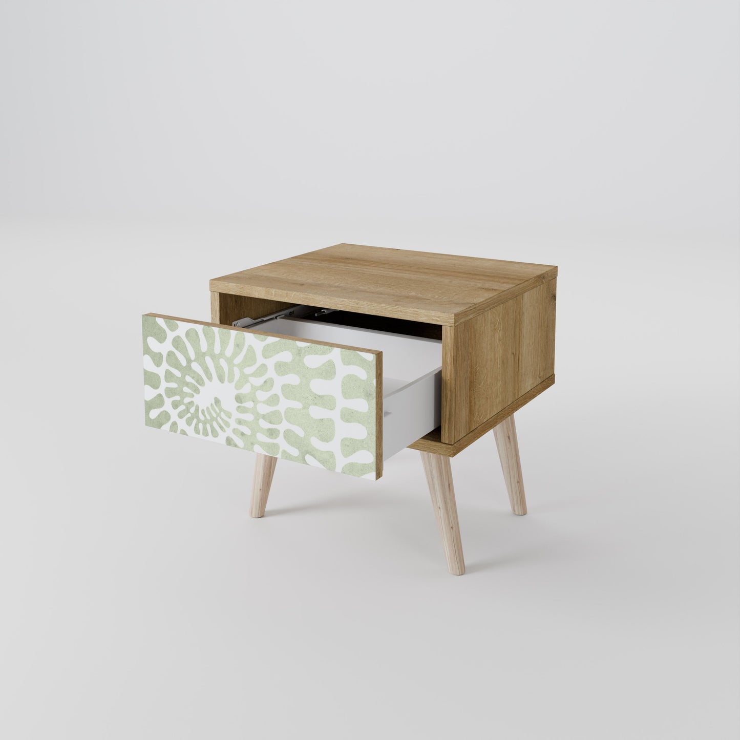 HELIX DANCE Nightstand in Oak Effect