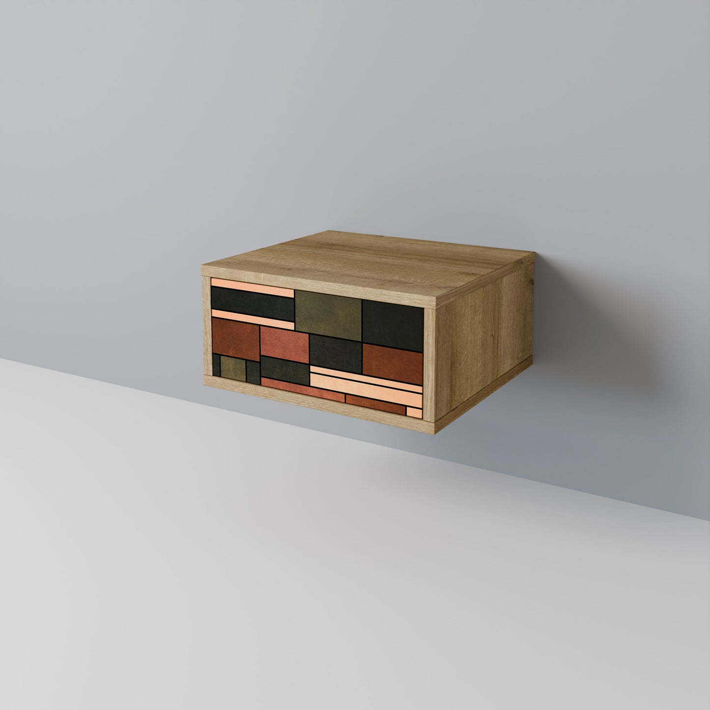 FIGURES OF NATURE Comodino in Effetto Rovere