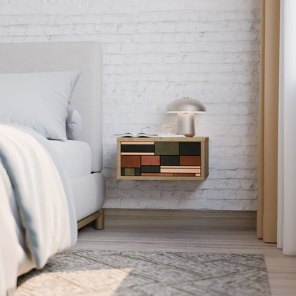 FIGURES OF NATURE Comodino in Effetto Rovere