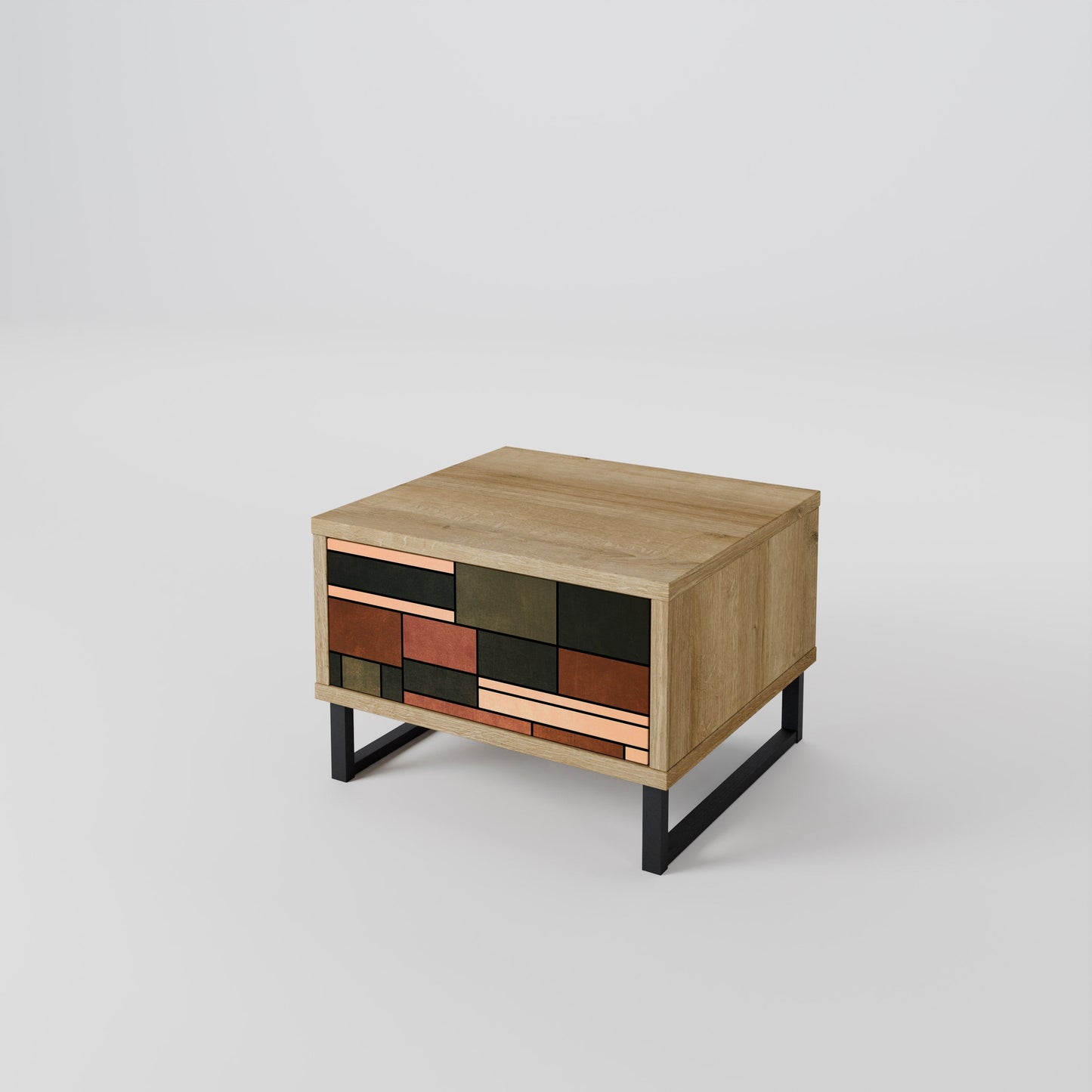 FIGURES OF NATURE Comodino in Effetto Rovere