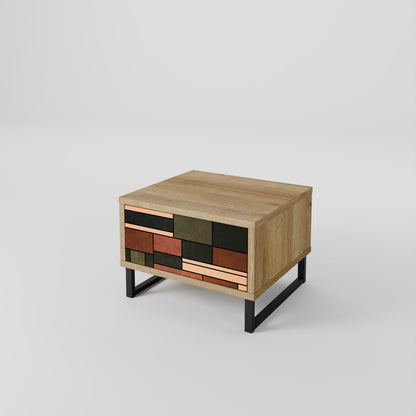 FIGURES OF NATURE Comodino in Effetto Rovere