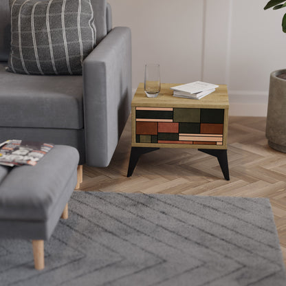 FIGURES OF NATURE Comodino in Effetto Rovere