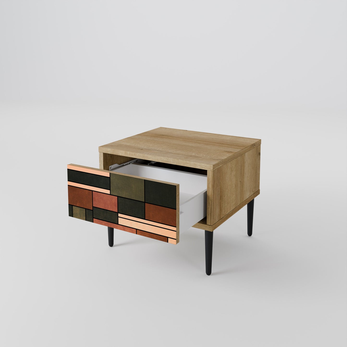 FIGURES OF NATURE Comodino in Effetto Rovere