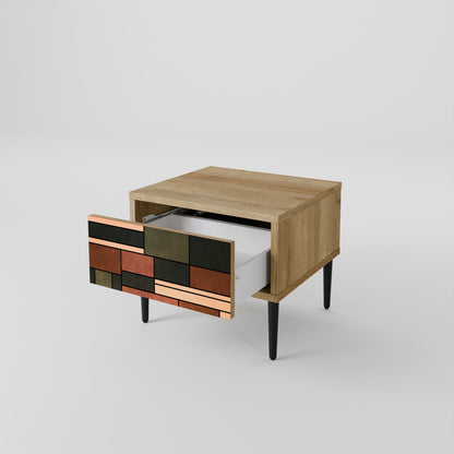 FIGURES OF NATURE Comodino in Effetto Rovere